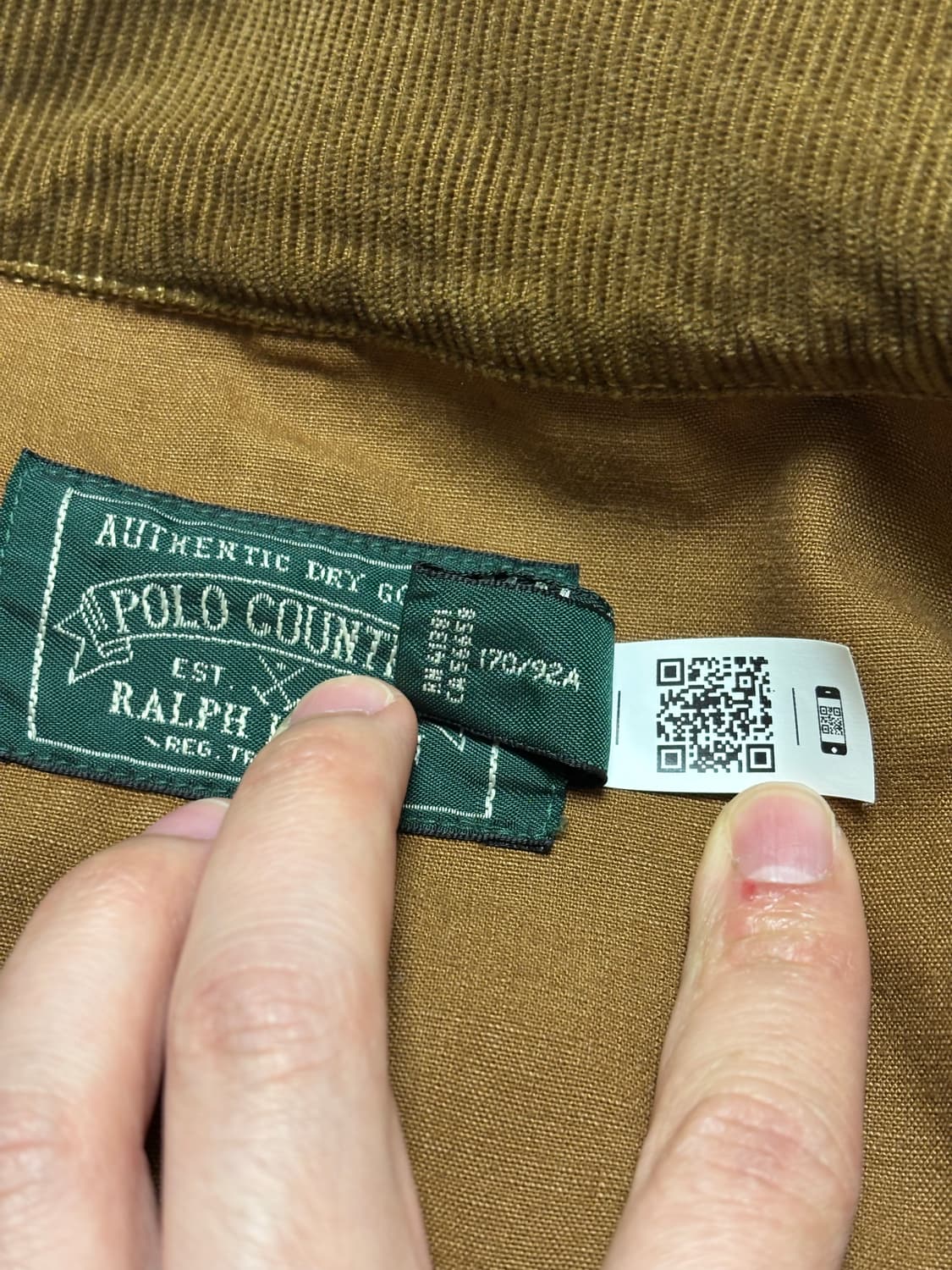 폴로 컨트리 캔버스 유틸리티 재킷 S 상품이미지2