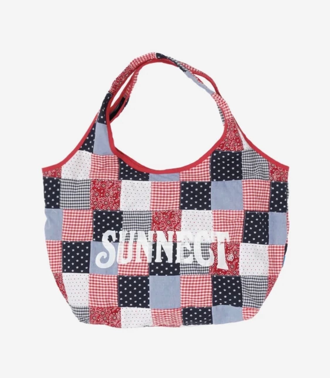 써넥트 Madras Shopper Bag - Red 상품이미지1