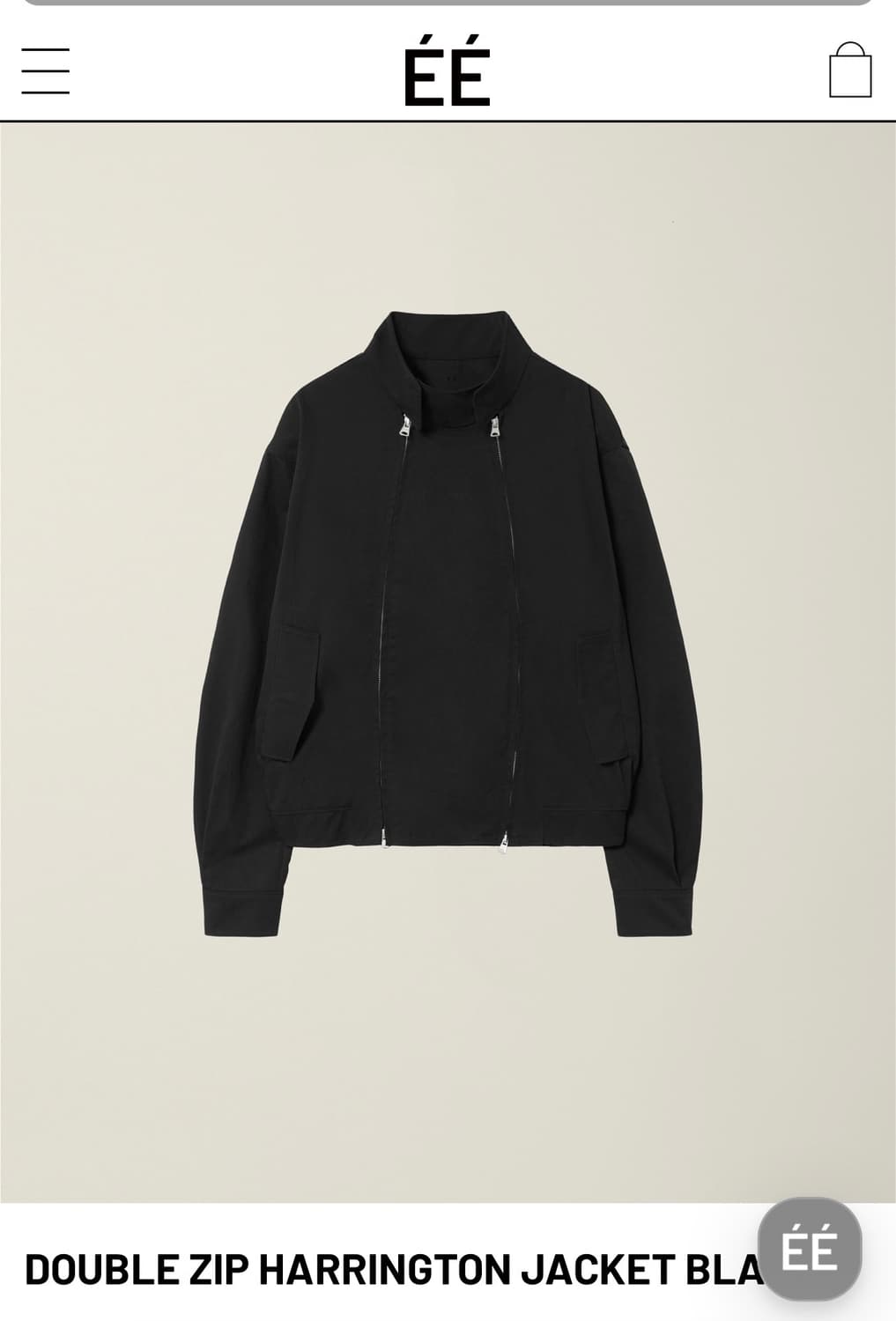누마레ee 더블 집 해링턴 자켓 DOUBLE ZIP HARRINGTON 상품이미지1