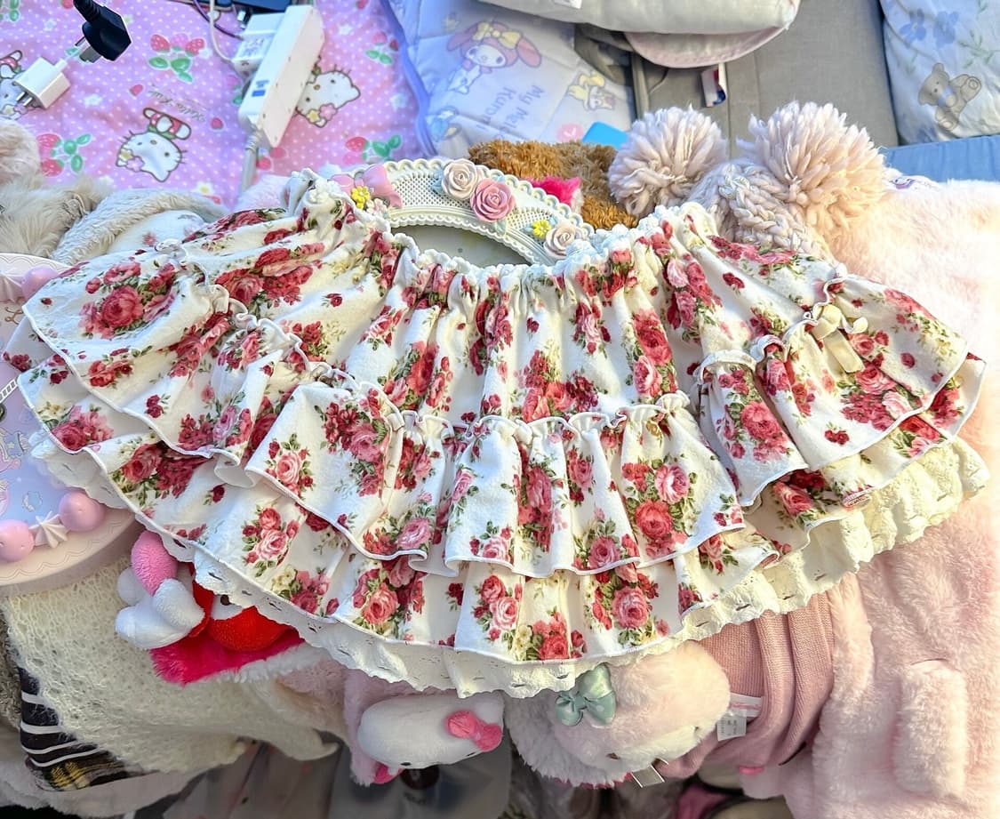 리즈리사 핀터깔 플로럴 큐롯 상품이미지1