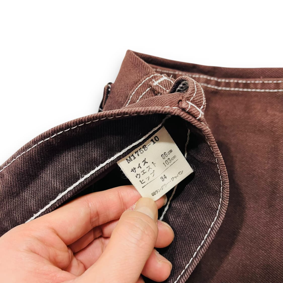 랭글러 블루 벨 지퍼 플라이 웨스턴 빈티지 팬츠 상품이미지8