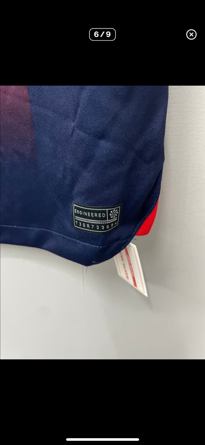 파리 생제르맹 PSG 나이키 홈 스타디움 이강인 유니폼 반팔 A3252 상품이미지6