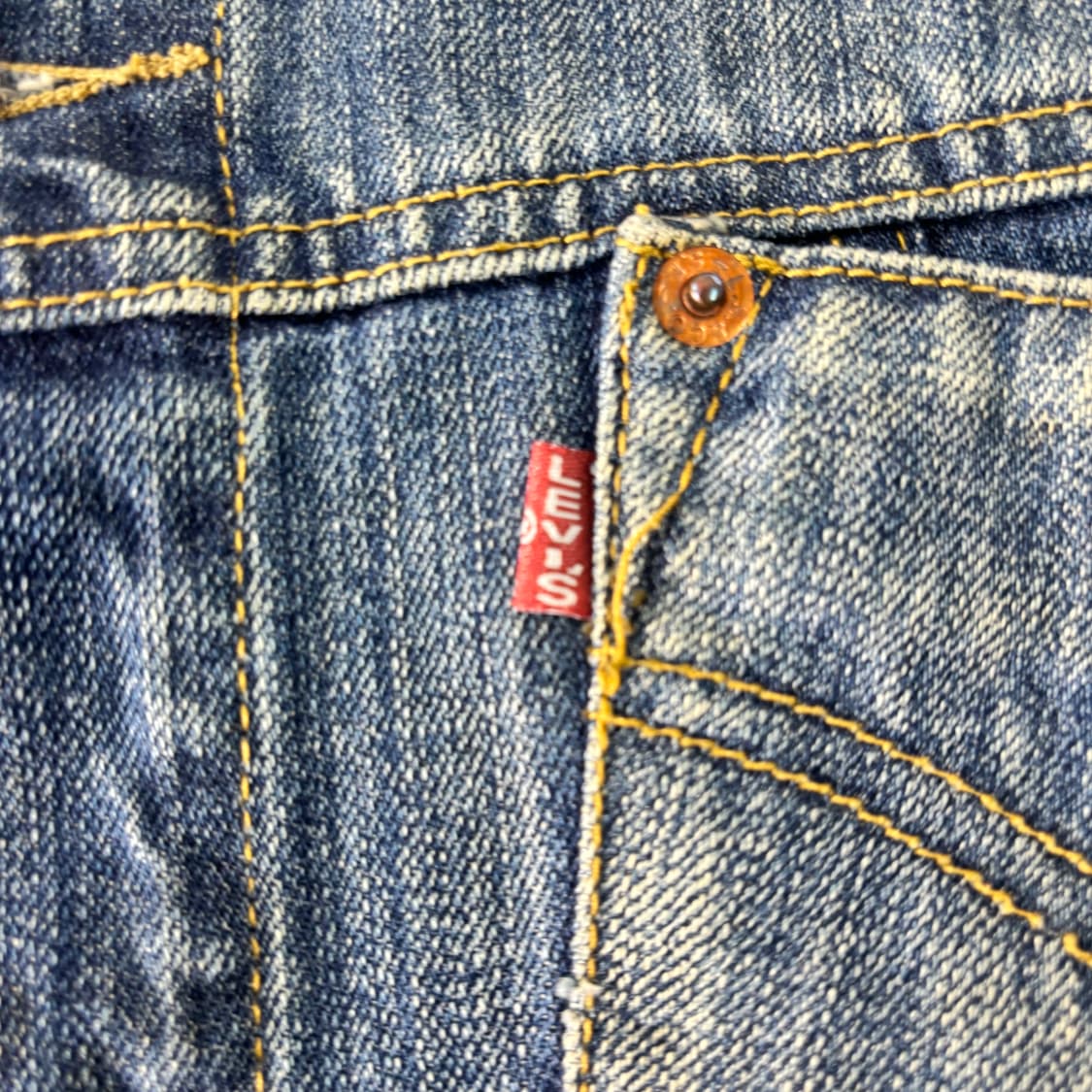 W 95 리바이스 USA 501 데님 트러커 자켓 상품이미지4