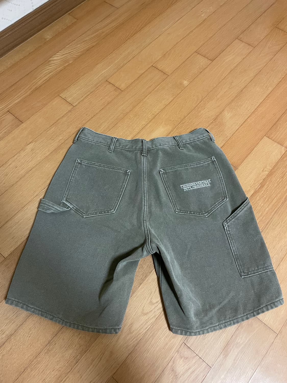 디스이즈네버댓 카펜터 쇼츠 올리브 m 상품이미지2
