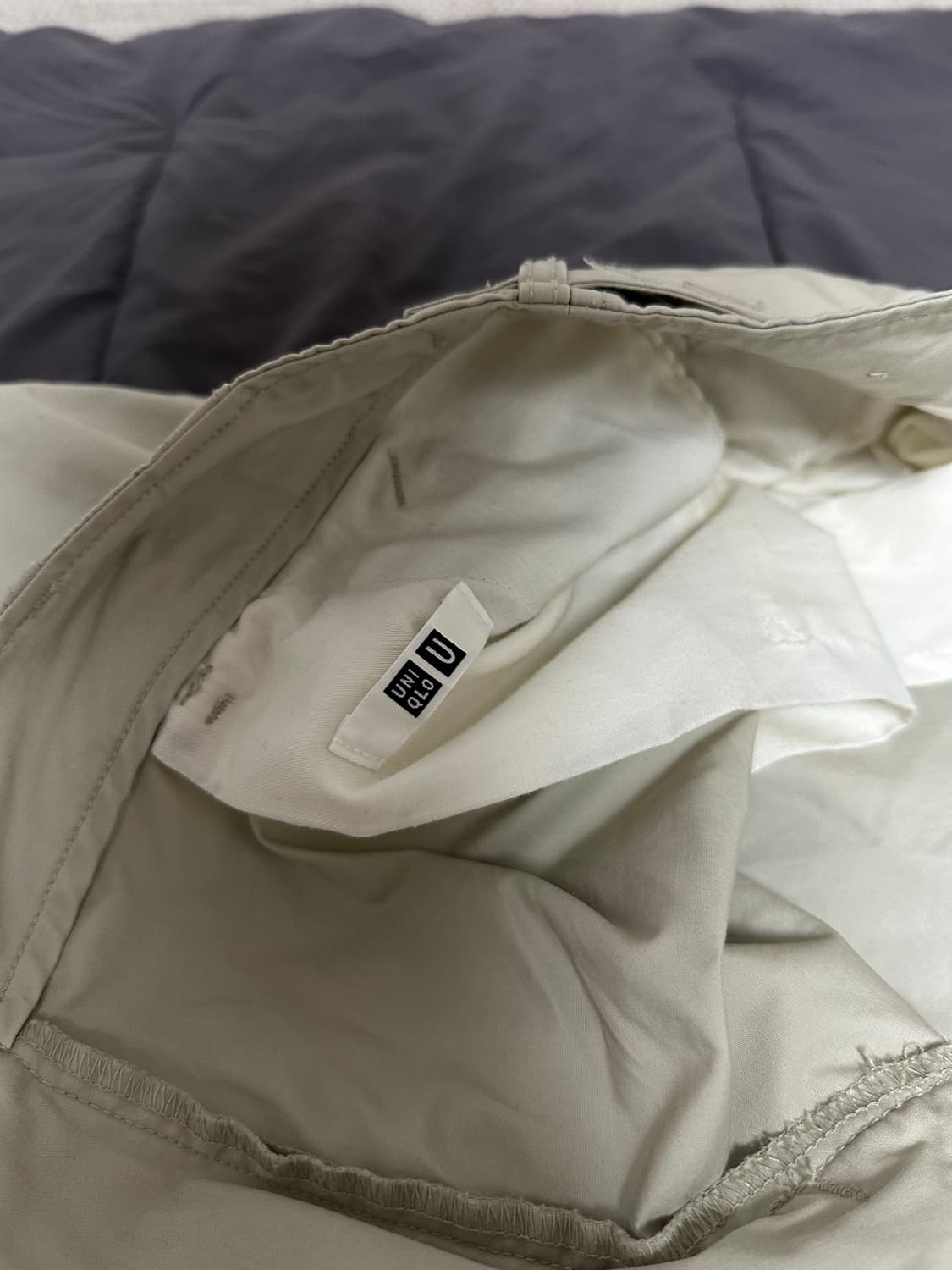 유니클로  U 파라수트  팬츠 베이지 (82cm) 30-32인치 상품이미지7