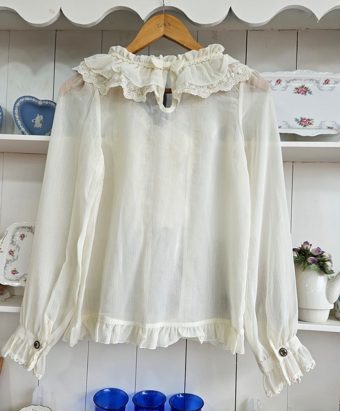 리즈리사(LIZ LISA) 러블리 리본 프릴 블라우스 상품이미지6