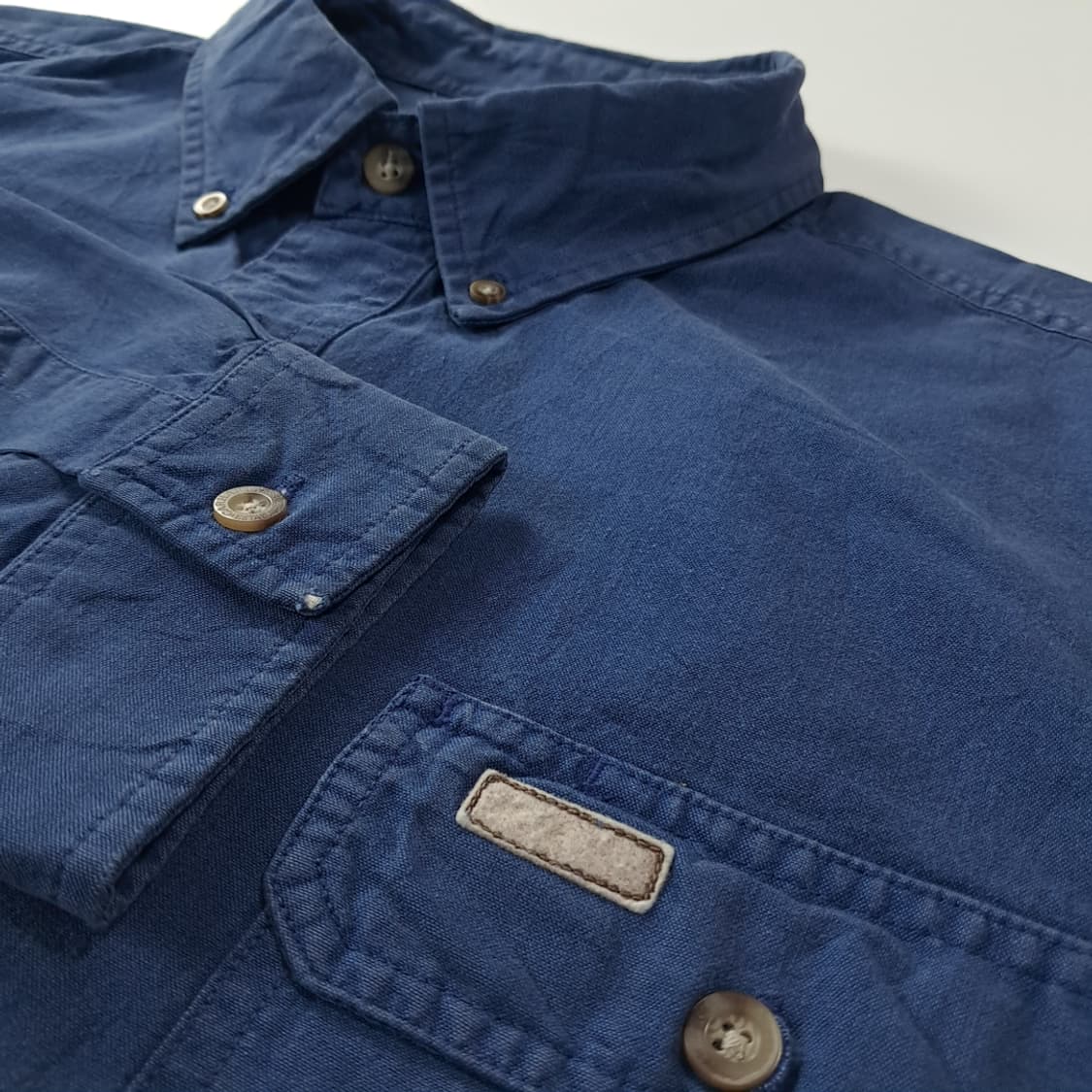CK329 XL 칼하트 90s 홍콩판 네이비 워크 셔츠 남방 상품이미지4