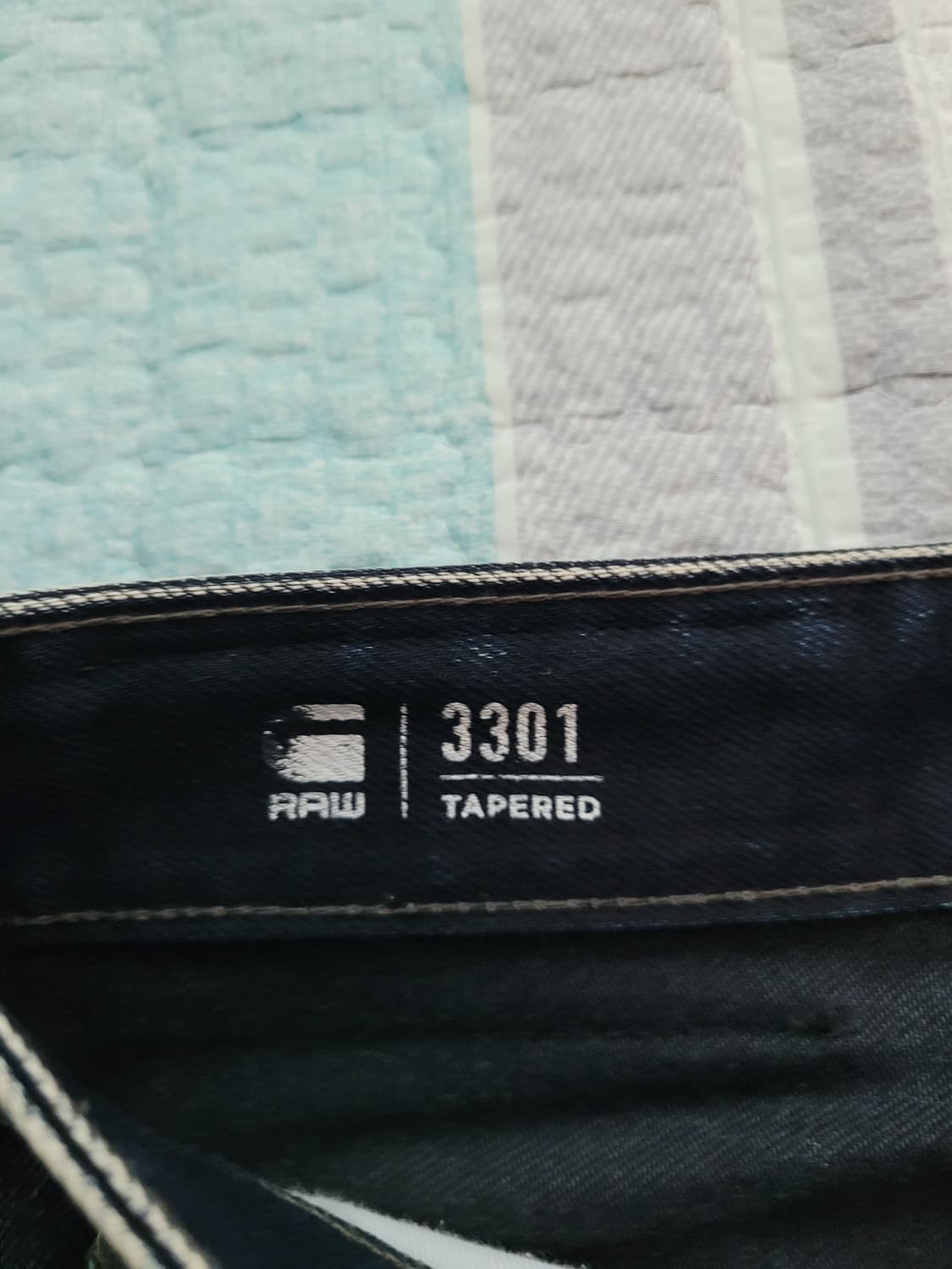 지스타로우 Gstarraw 3301 테이퍼드 다크블루워싱진 32사이즈 상품이미지5