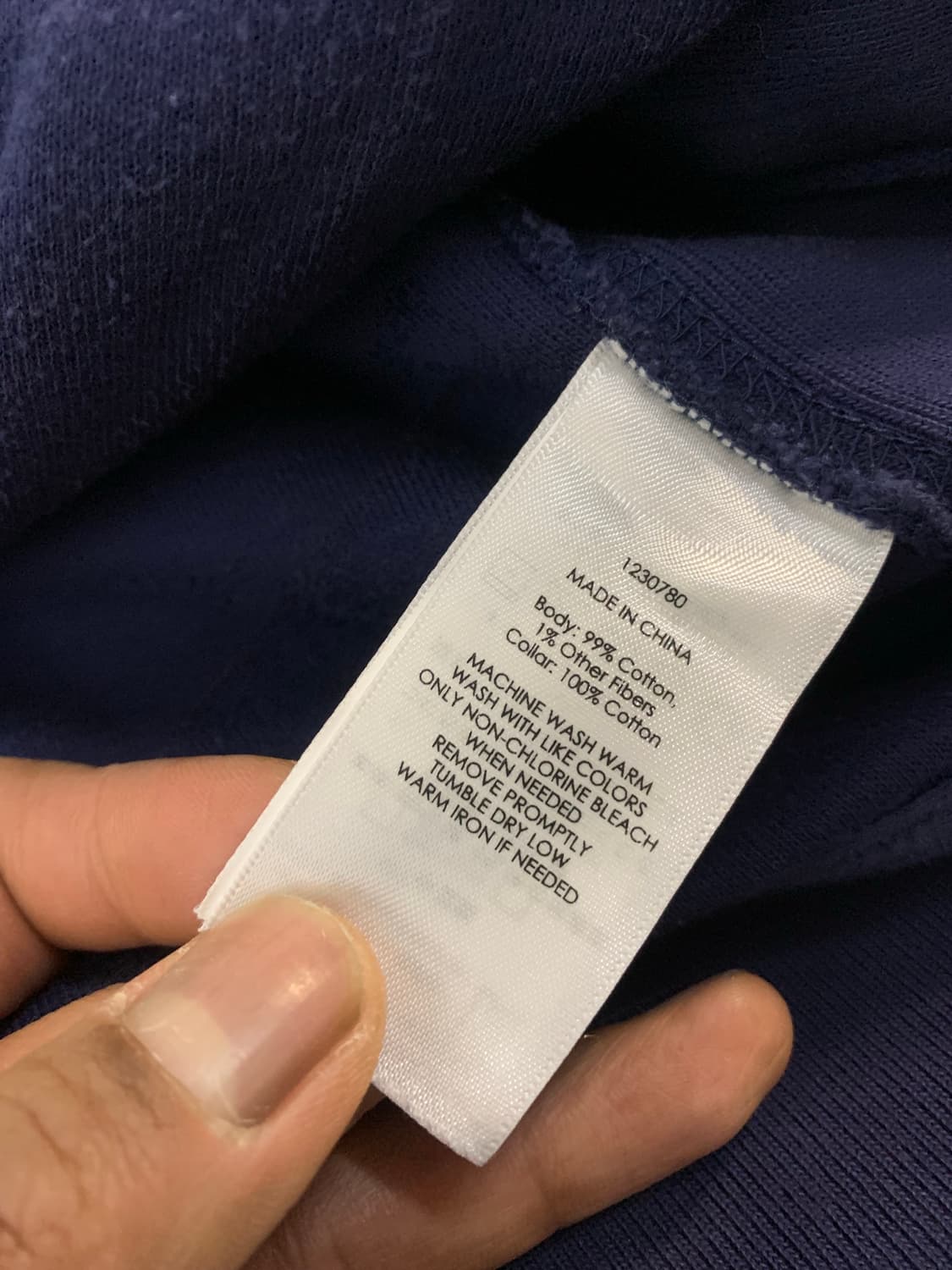 폴로 랄프로렌 네이비 집업 자켓 큰 포니 로고 L 상품이미지6