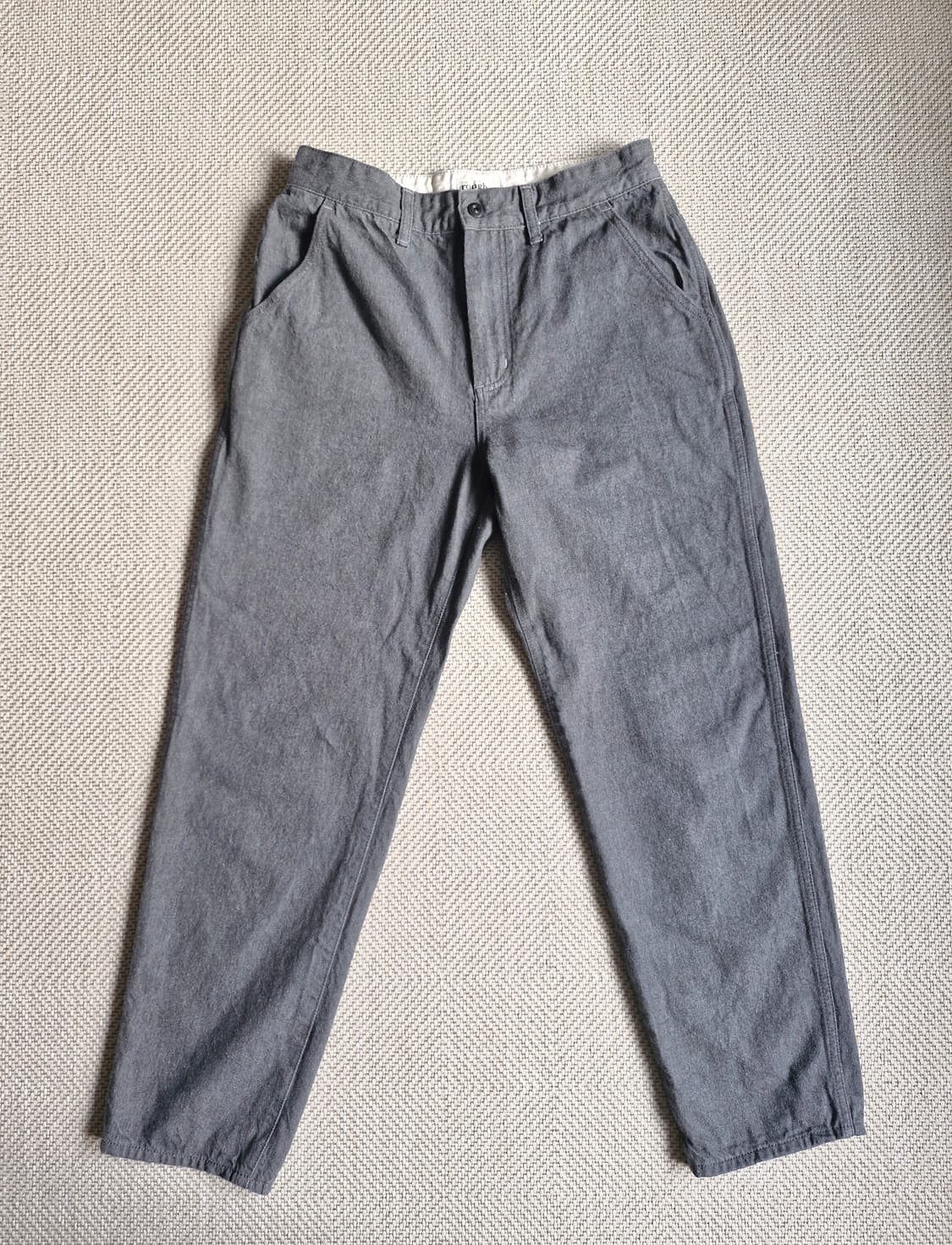 러프사이드 커브드 데님 그레이 1 사이즈 상품이미지3