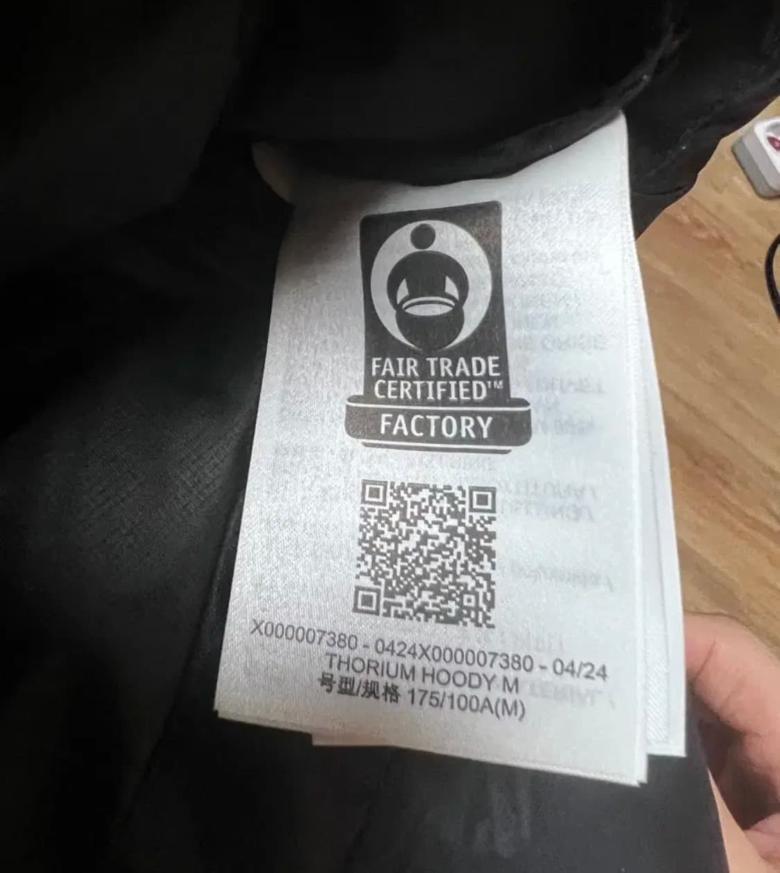 아크테릭스 토륨 24fw 블랙 m 상품이미지2