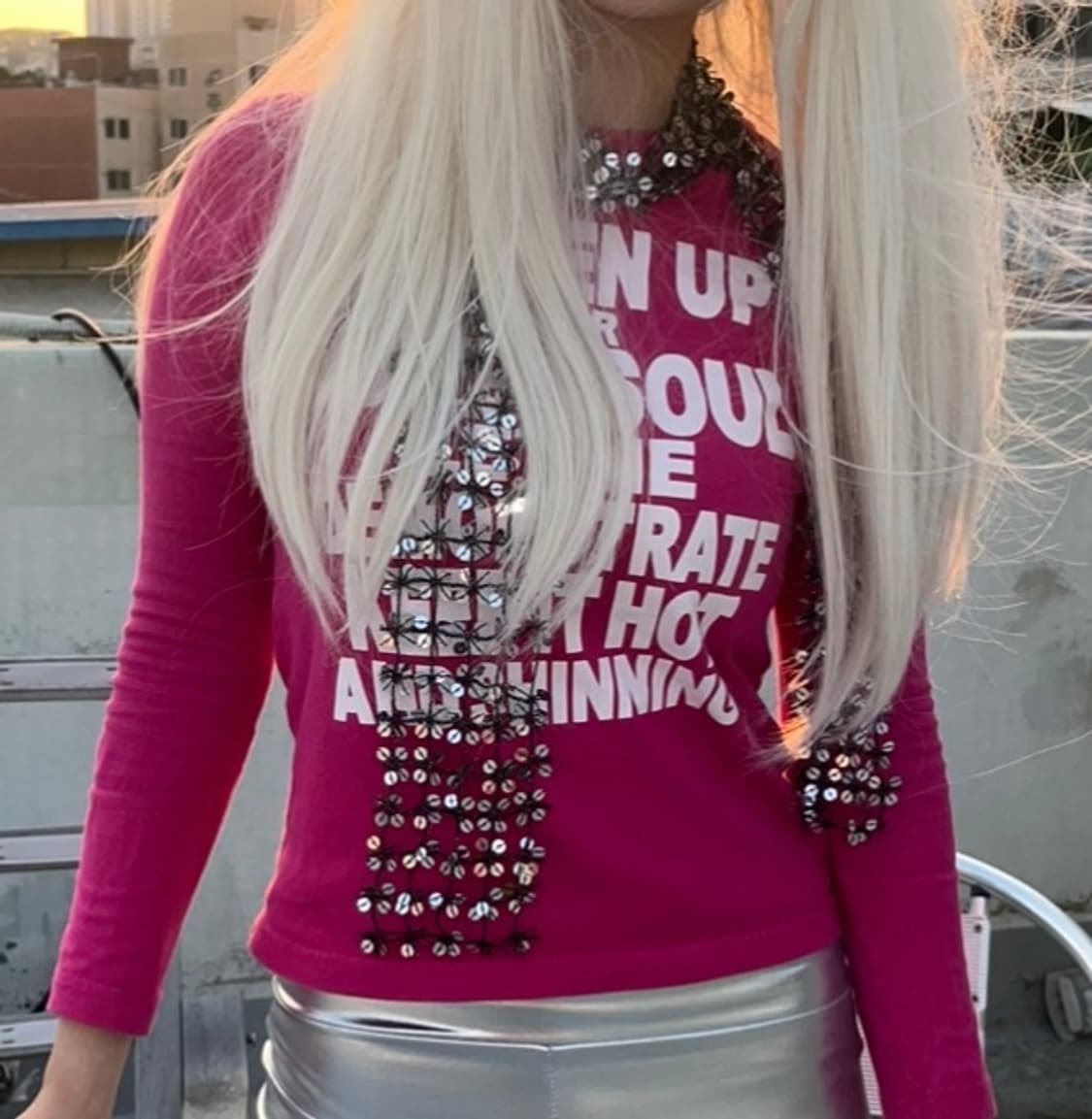 hot pink t shirt 상품이미지1