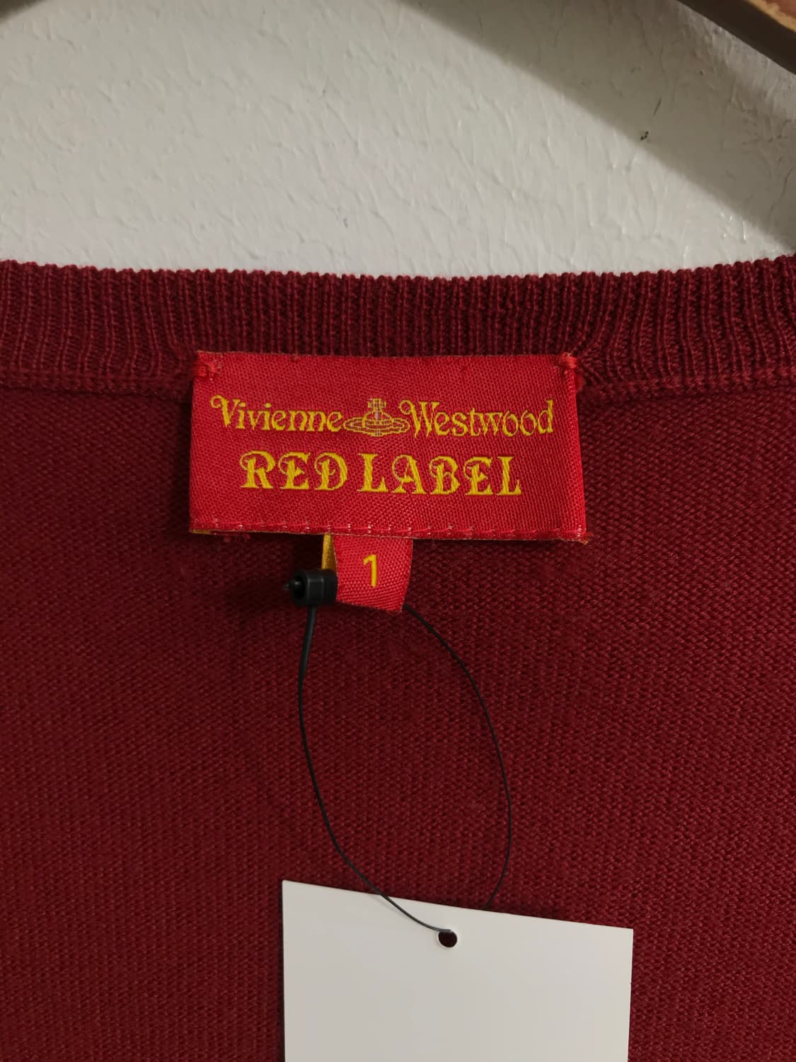 비비안웨스트우드 레드 라벨 ORB 자수 로고 가디건 상품이미지4