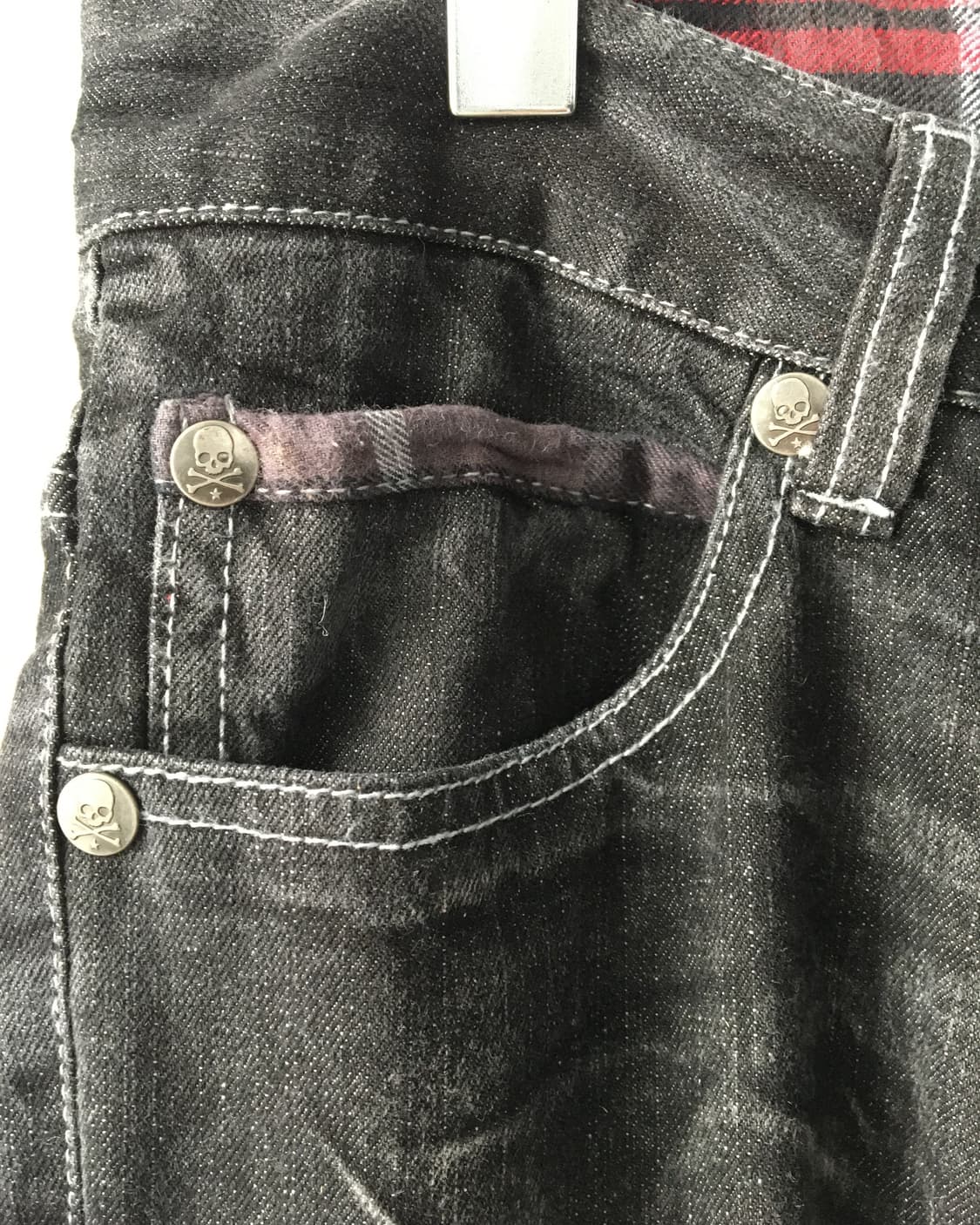 Printing point washing denim pants 상품이미지8