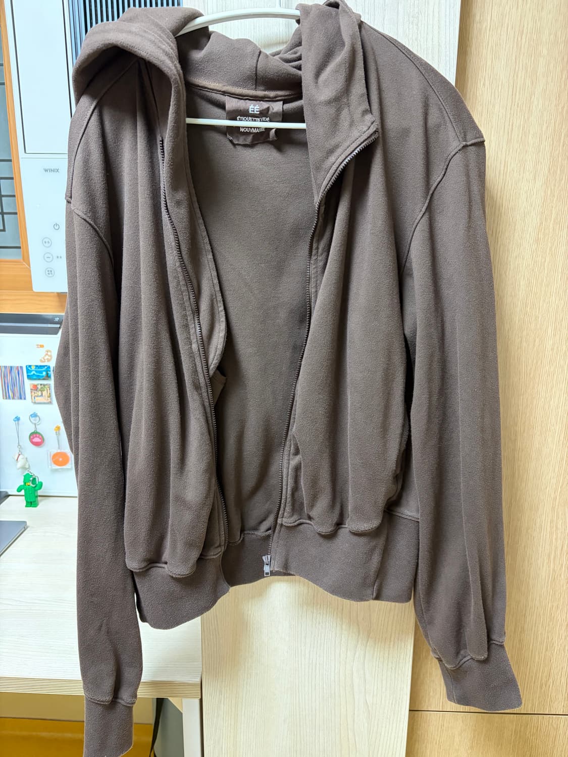 누마레 ee 후드집업 브라운 L 상품이미지3