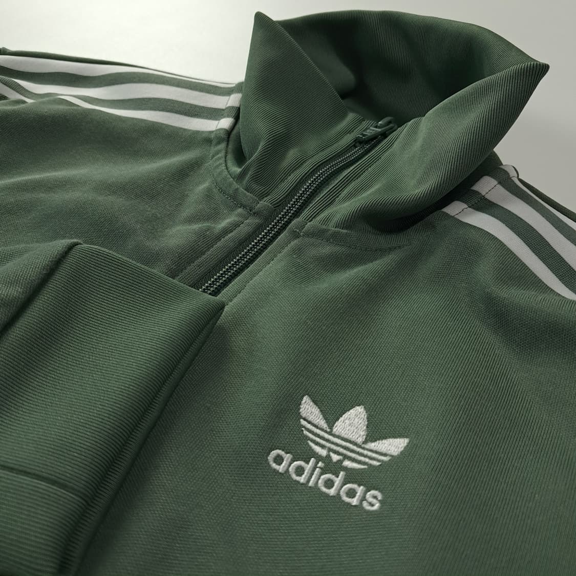 CK210 XS 아디다스 베켄바우어 투웨이 세이지그린 집업 자켓 상품이미지5