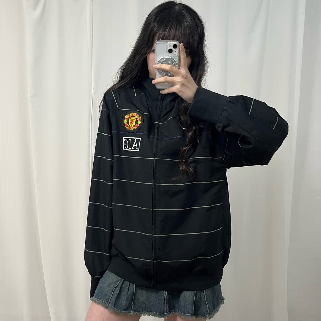 Nike black Manchester United windbreaker 상품이미지1