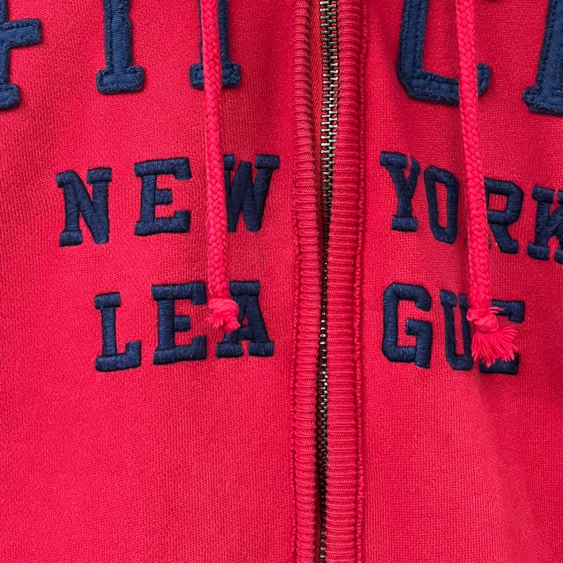 아베크롬비 자수로고 레드 후드집업 상품이미지6