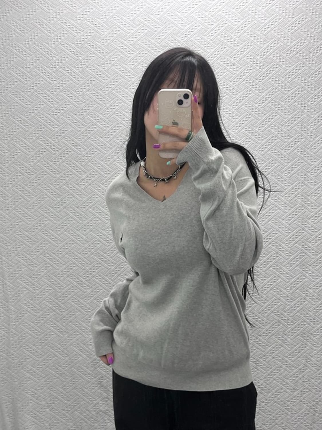 폴로 랄프로렌 피마 코튼 여리핏 니트 M C06903 상품이미지2