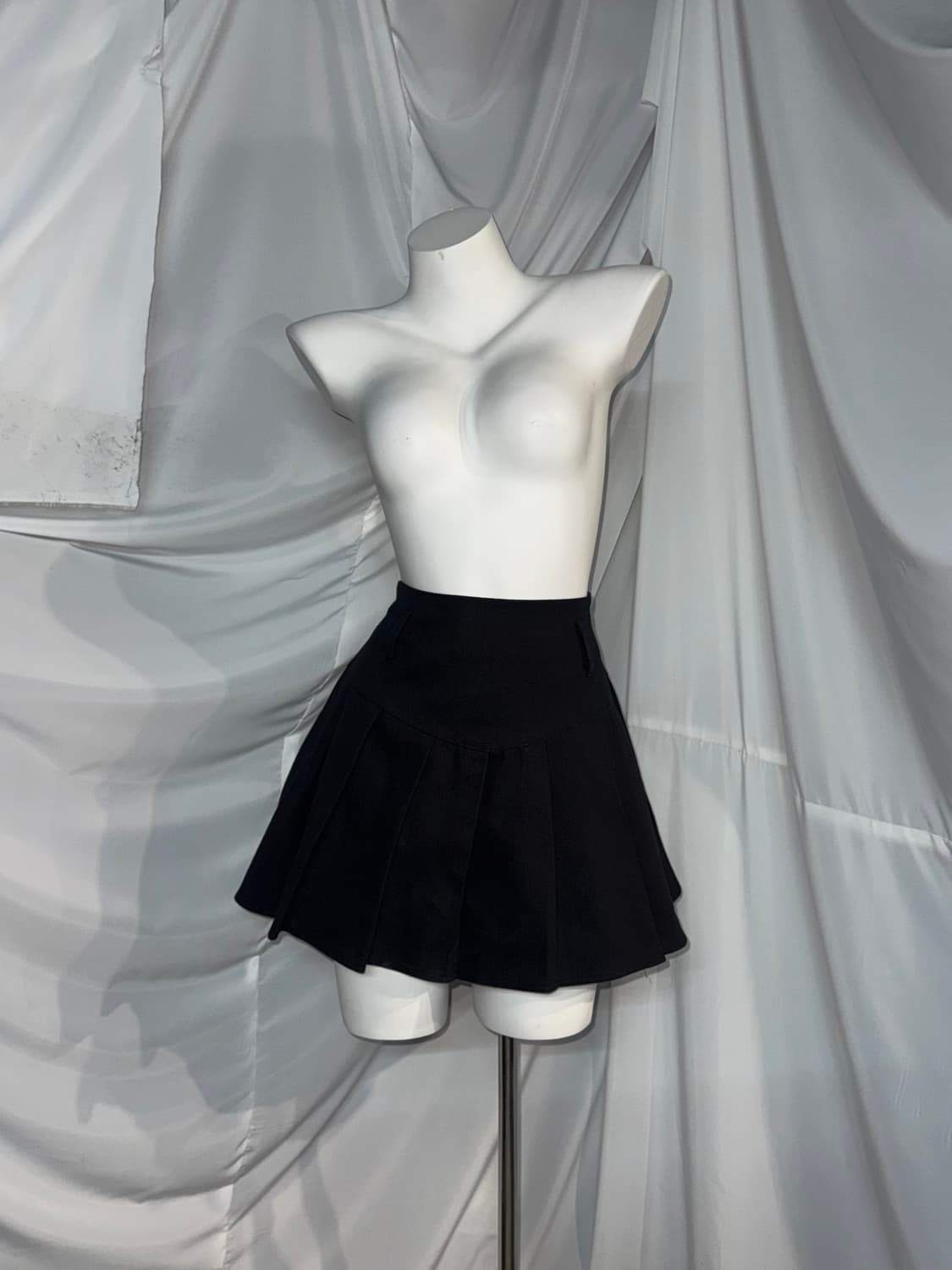 무채색 스트라이프 체크 폭닥 니트 데일리 공겜여주 코디세트 상품이미지2