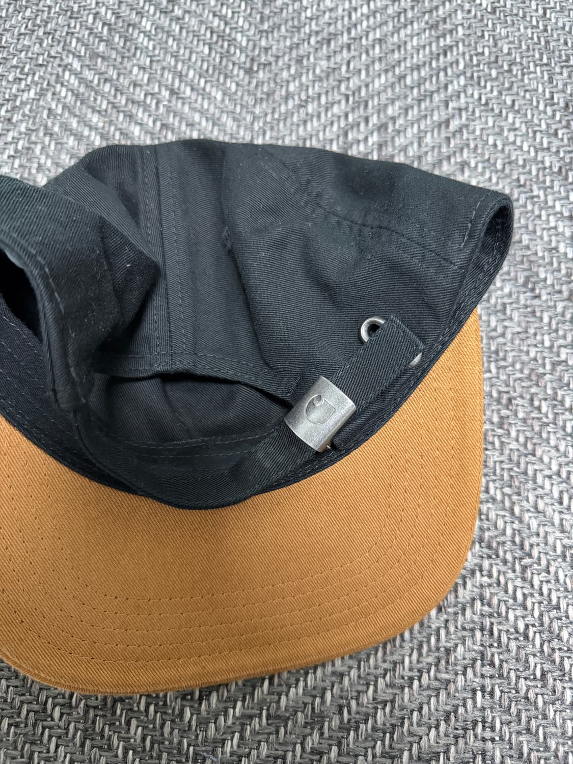 칼하트 캡 블랙 브라운 상품이미지4