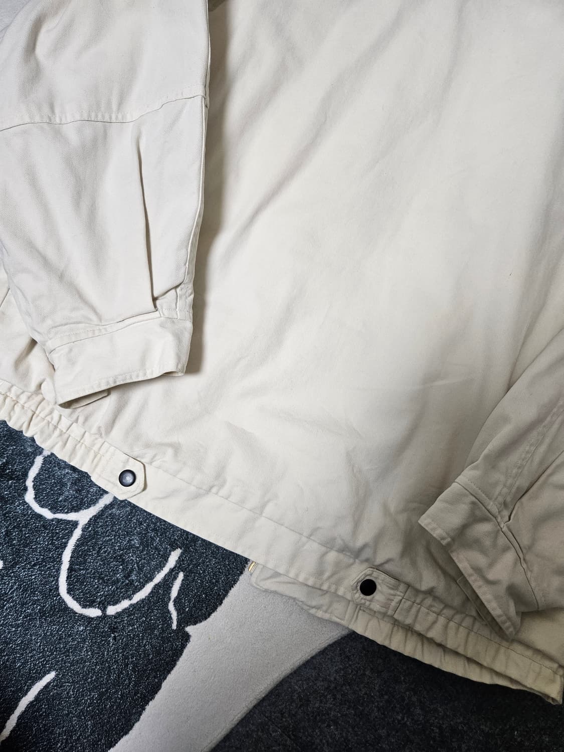 일본 빈티지 빅포켓 히든지퍼 누빔 코튼 캐주얼 자켓 상품이미지3