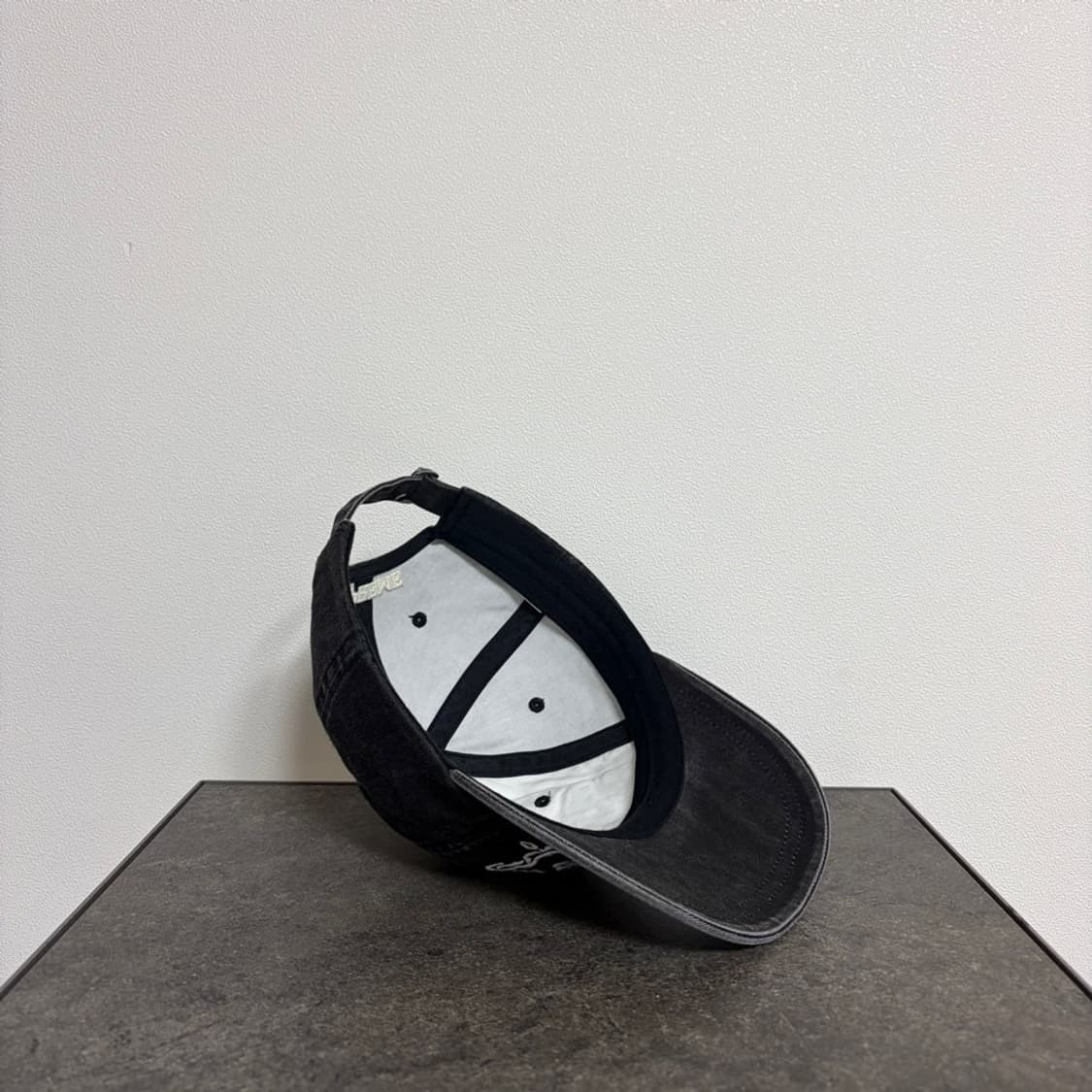 (OS) 슈프림 6패널 볼캡 모자 잭다니엘 워시드 블랙 상품이미지7