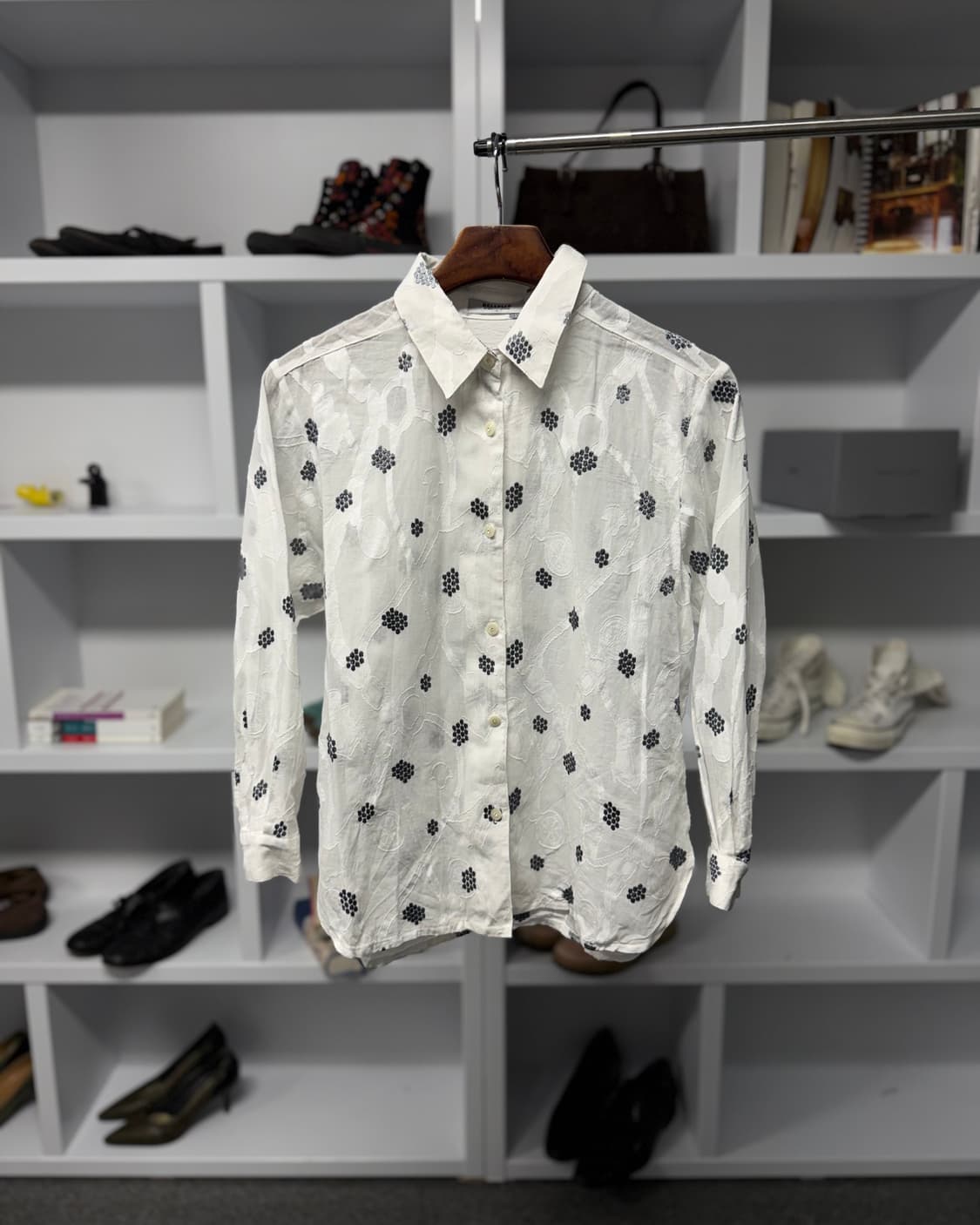 bellelle 씨스루 셔츠 상품이미지1