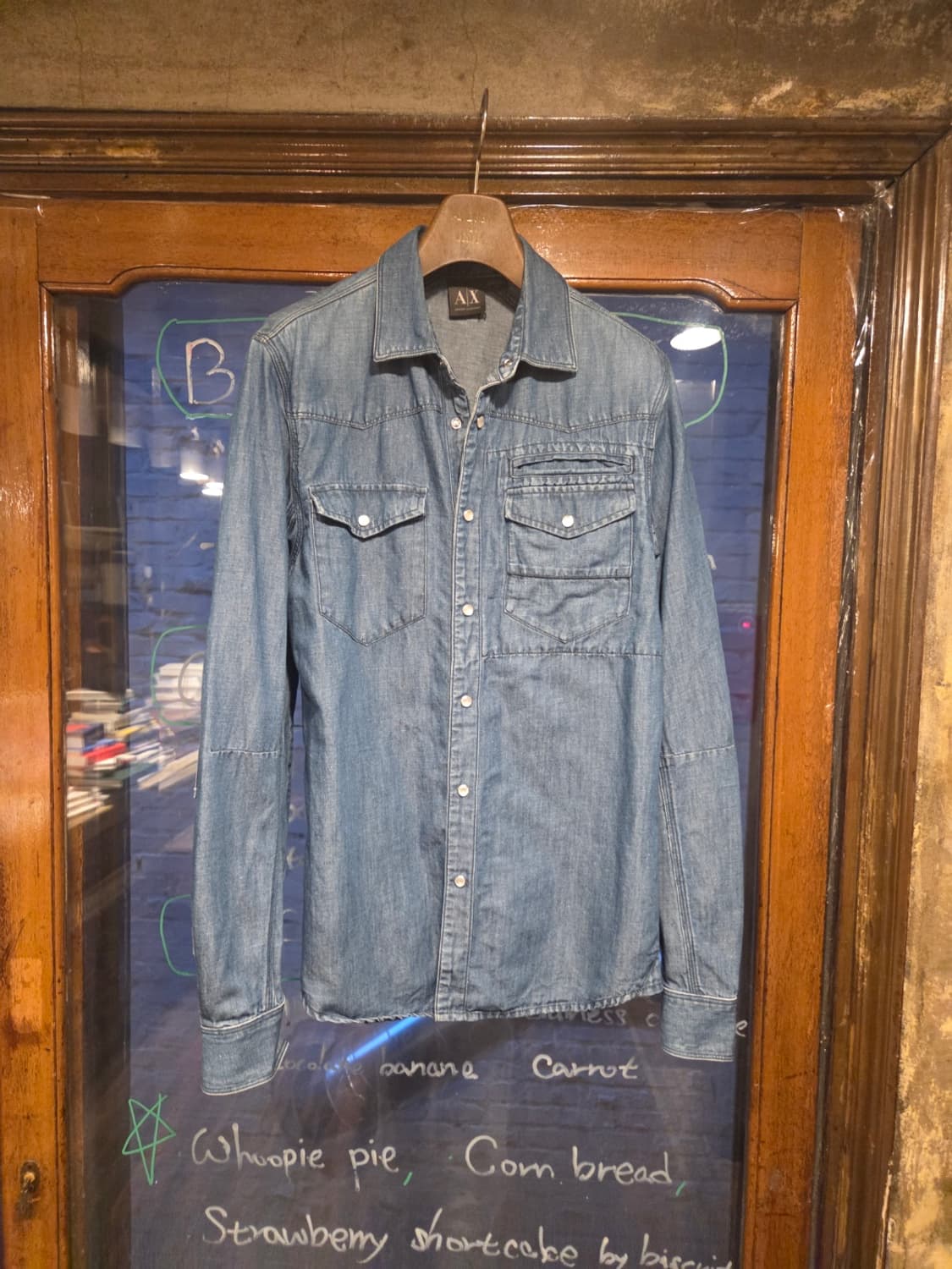 아르마니 익스체인지 데님셔츠 상품이미지1