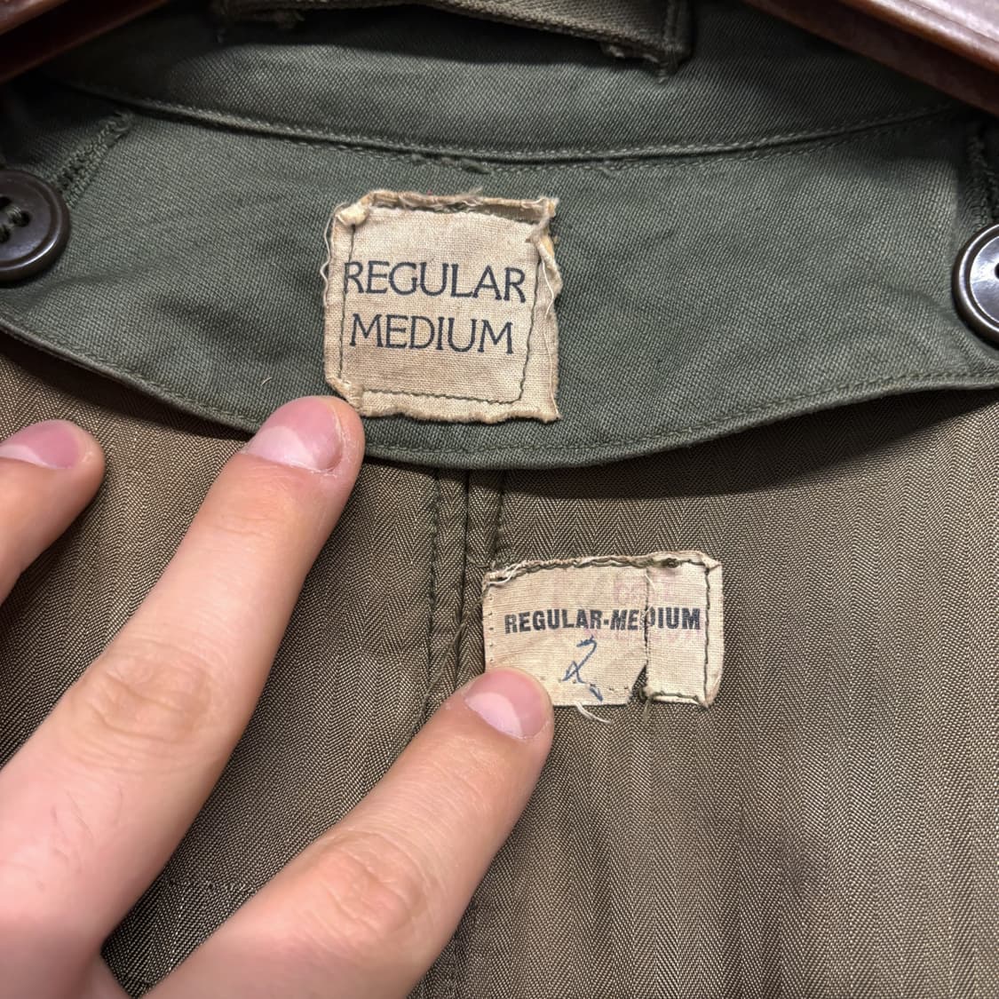 40s 오리지널 밀리터리 한국전쟁 미군장교 코트 1946년 모델 N439 상품이미지8