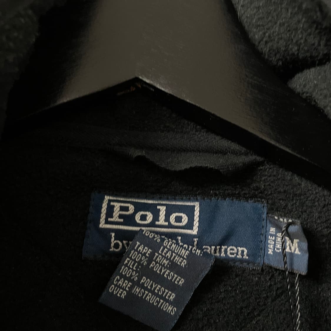 폴로 랄프로렌 블랙 퀄팅 자켓 M 상품이미지4