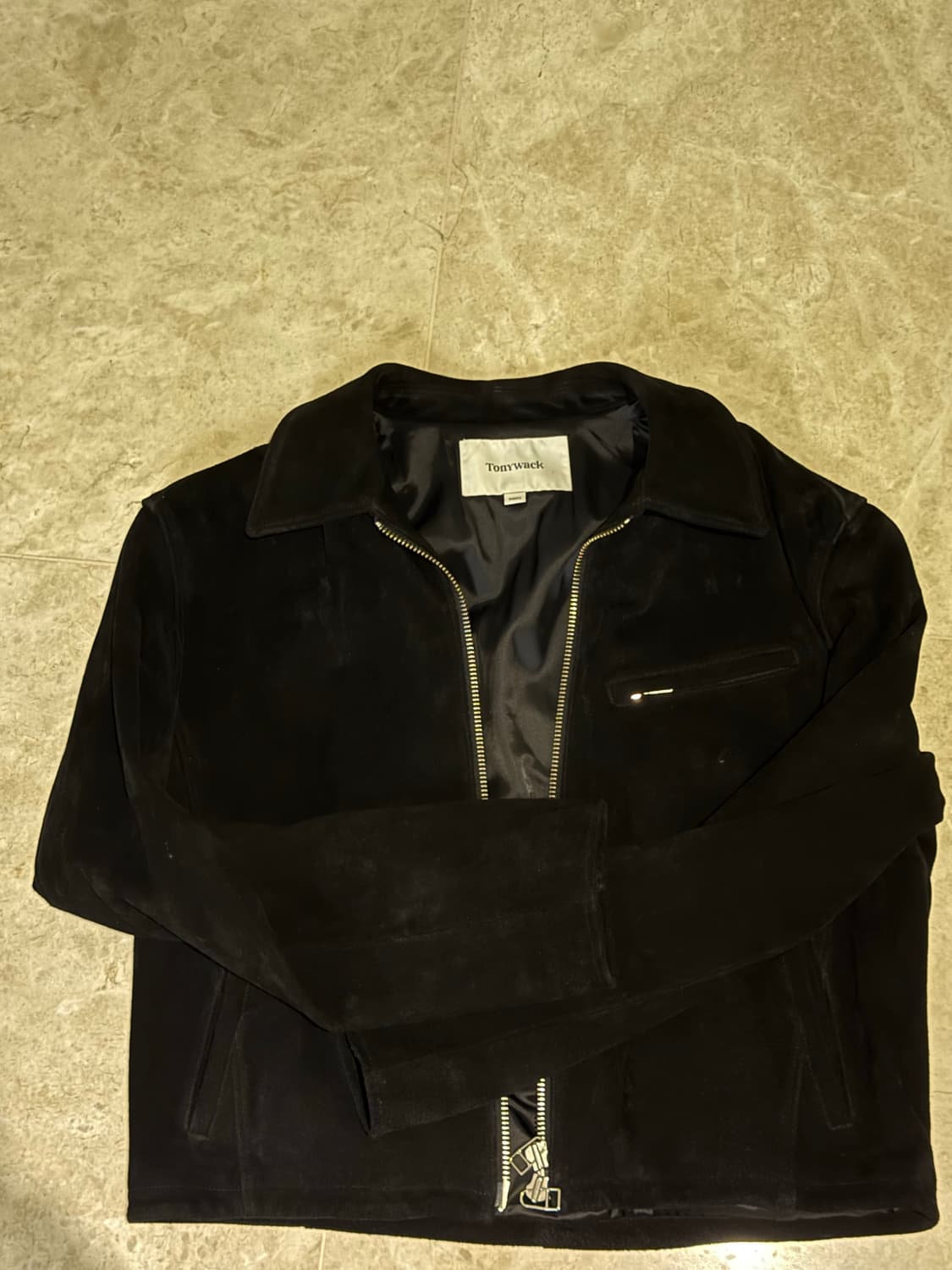 토니웩 스웨이드 자켓 블랙 [XL] 상품이미지1