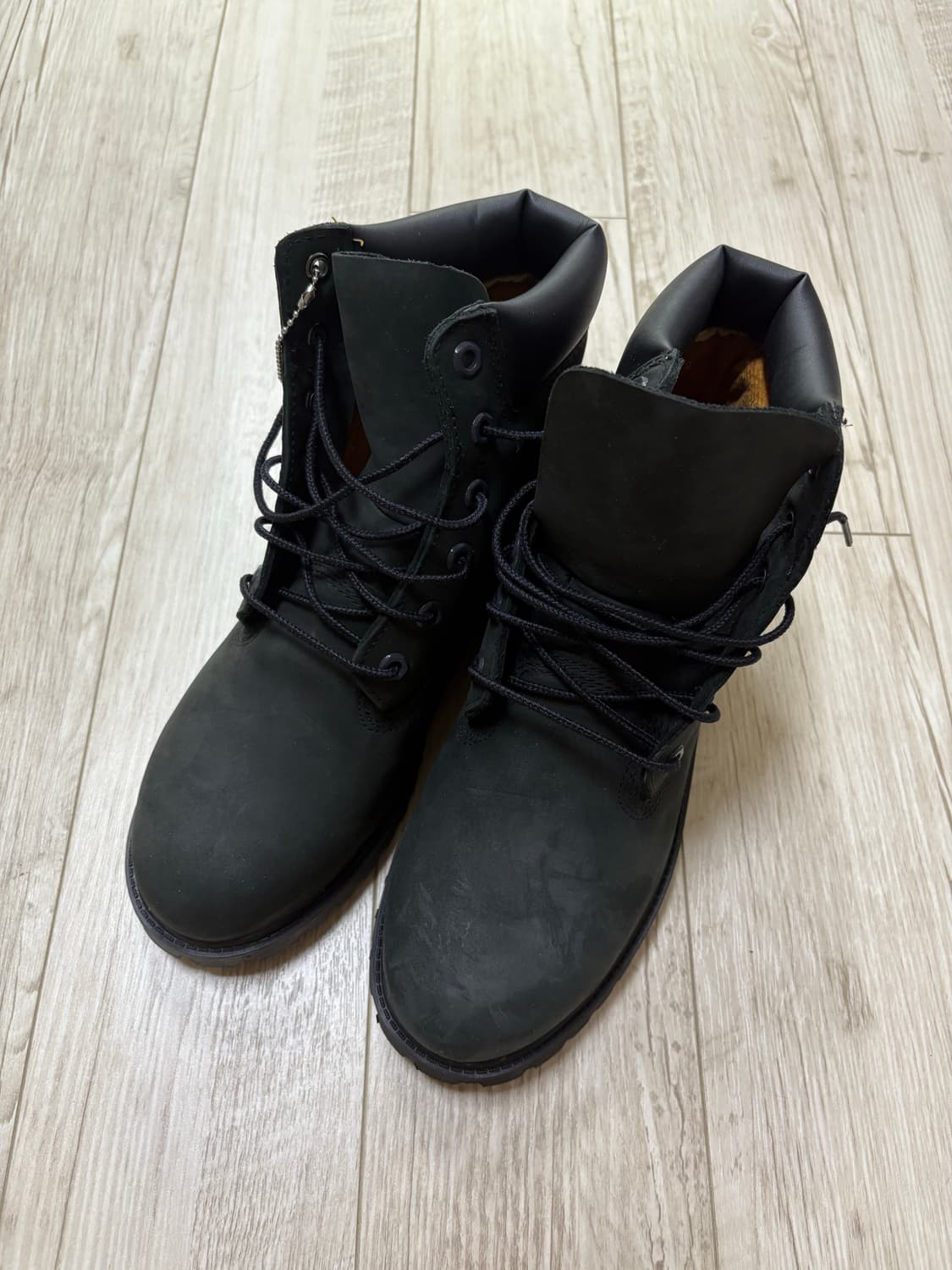 팀버랜드 6인치 워커 부츠 250 블랙 상품이미지1