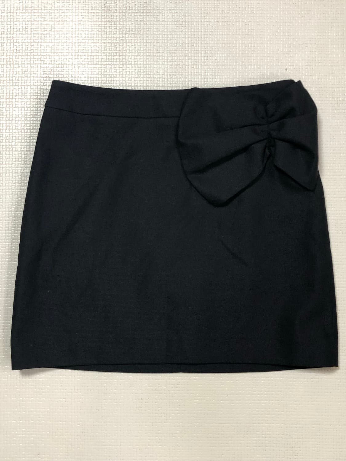 빈티지 블랙 리본 미니 스커트 상품이미지8