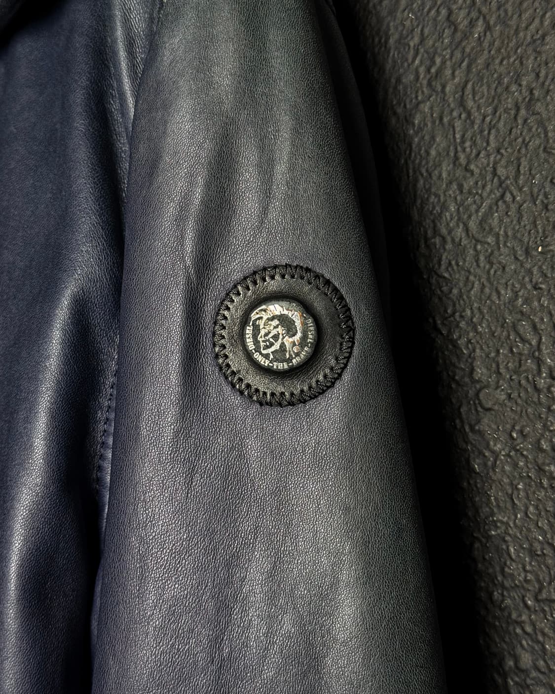 DIESEL – Hooded Leather Zip-Up Jacket  상품이미지4