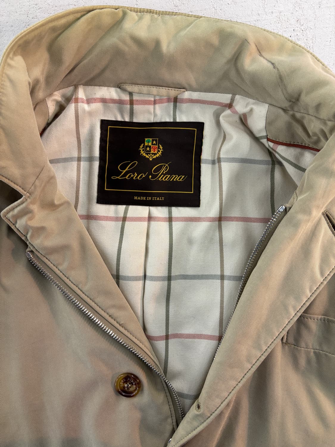 로로피아나 남성 베이지 자켓 M 상품이미지5