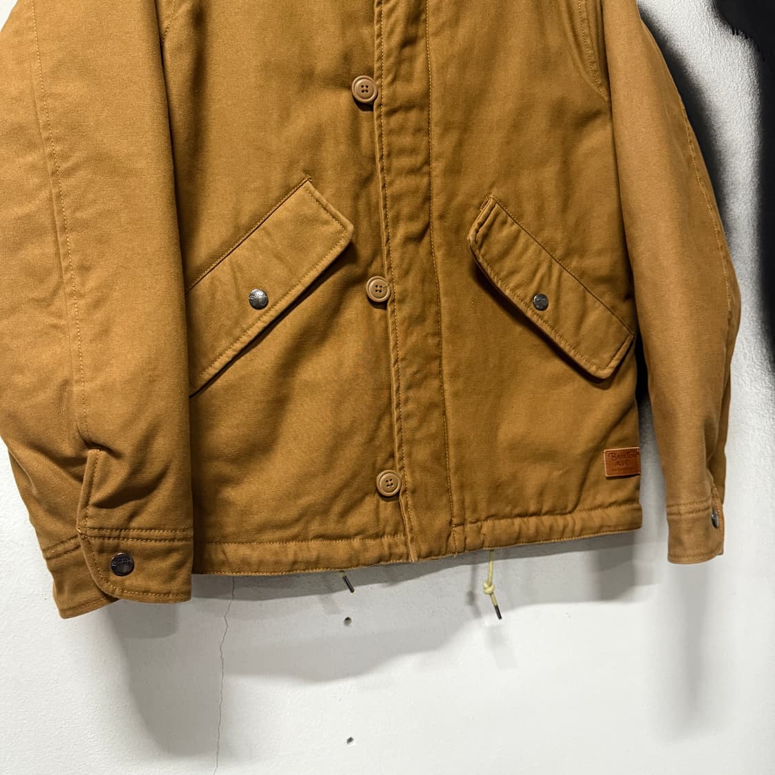 브릭스톤 캔버스 스웨이드 카라 디테일 퀼팅 덱 자켓 상품이미지4