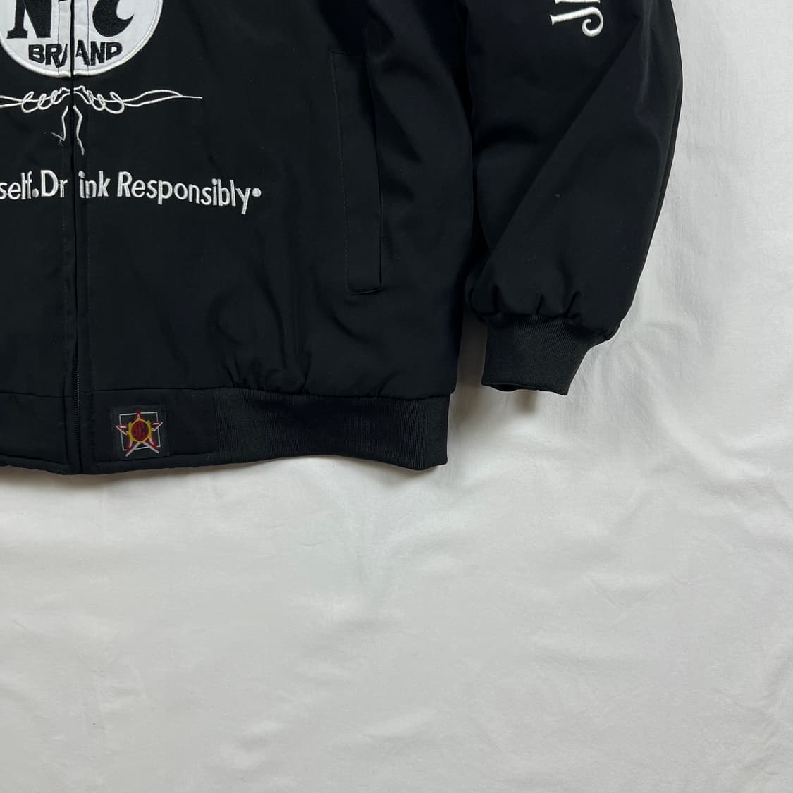 jh 디자인 나스카 잭다니엘스 팀 레이싱 봄버 자켓 상품이미지4