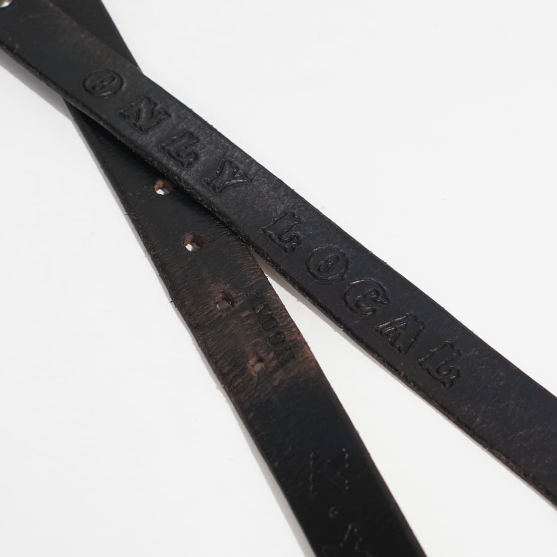 Noone 빈티지 레더 벨트 상품이미지6