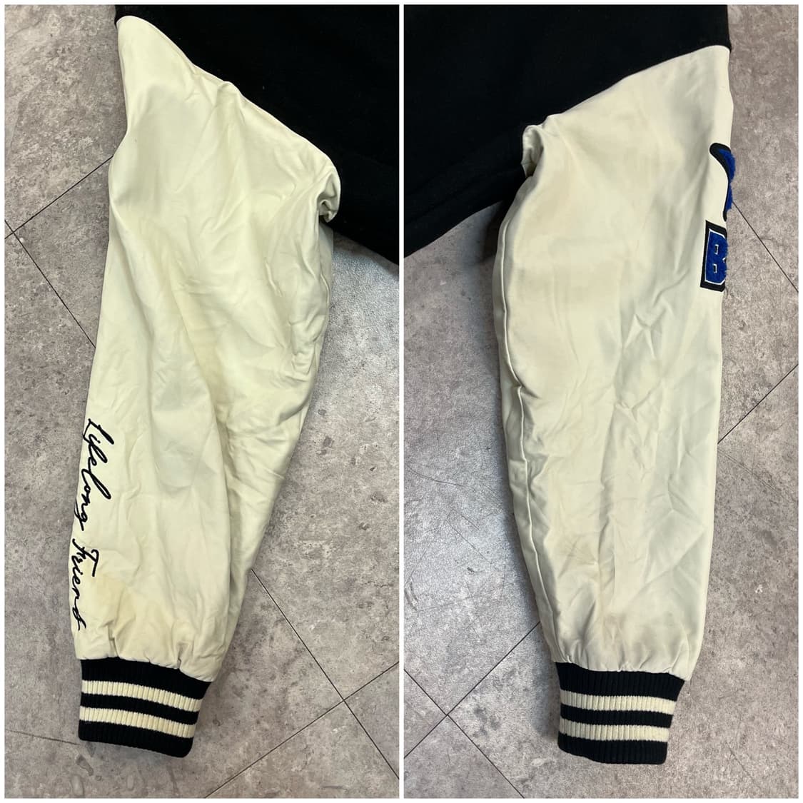 카네브로스 스포츠클럽 바시티 자켓 블랙 L #csz2251 상품이미지9