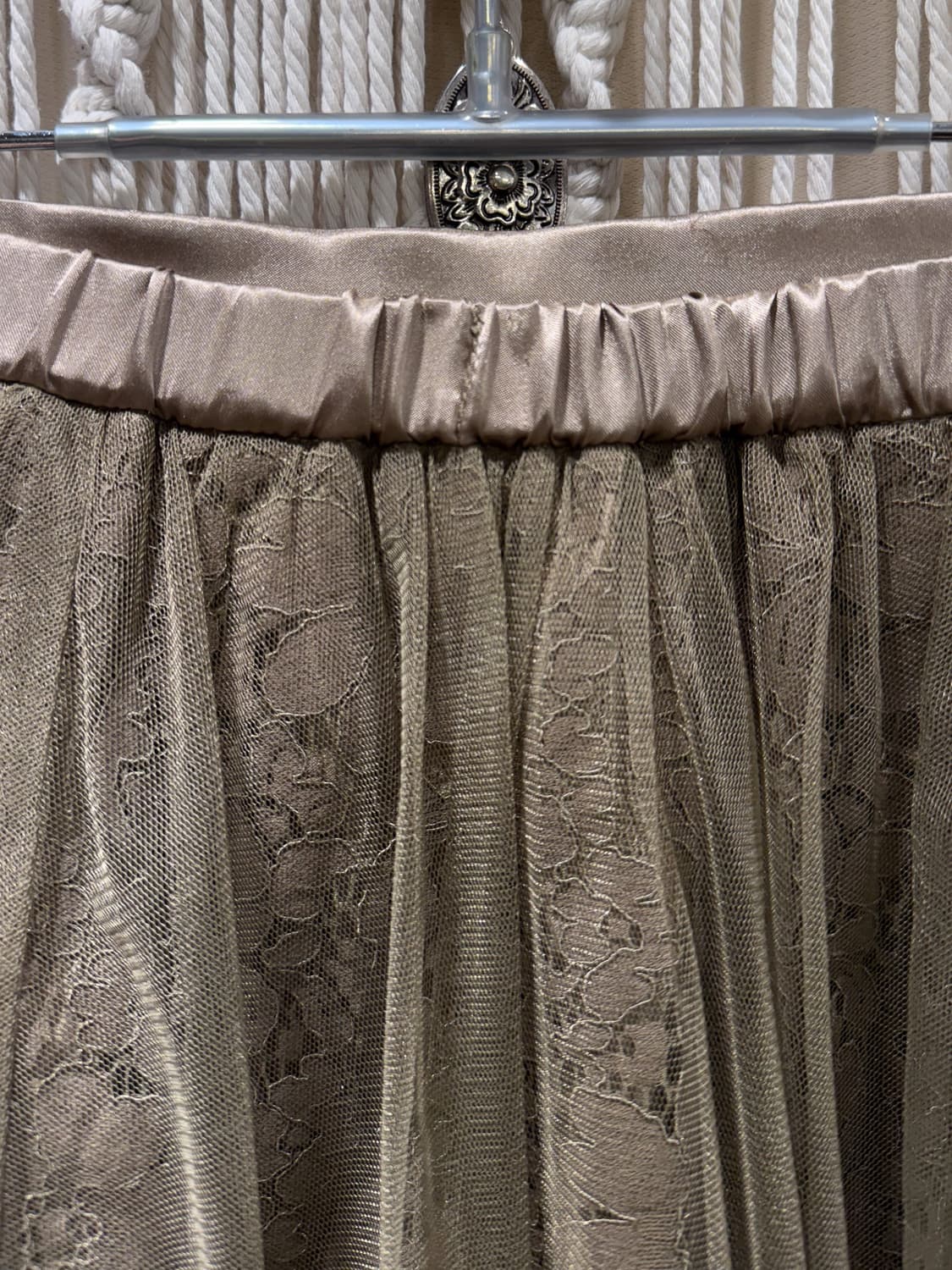 Floral Layered Chiffon Skirt 0073 상품이미지5
