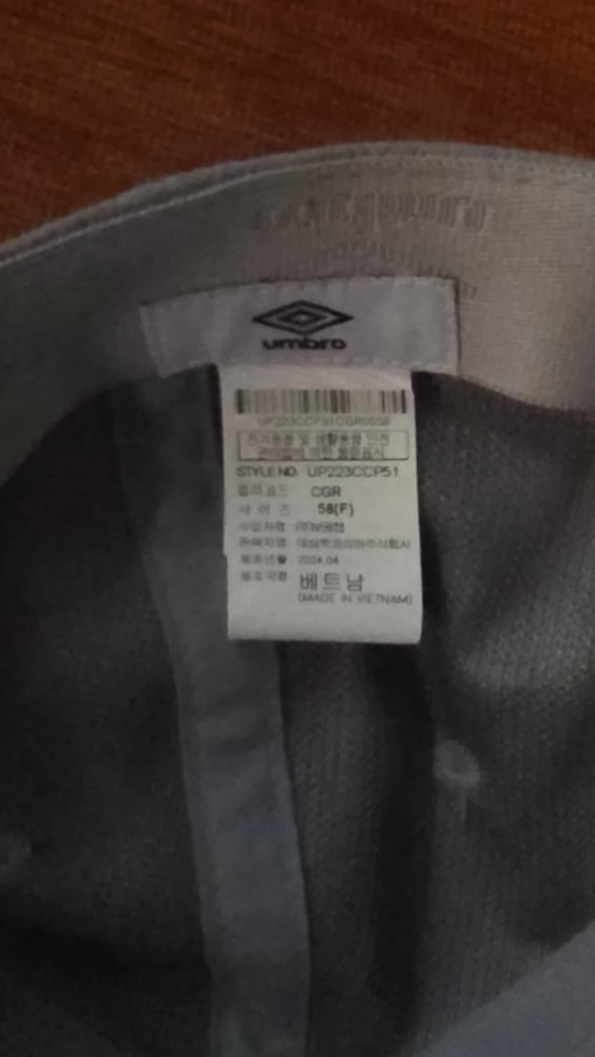 umbro 2 layer 경량 썸머 볼캡 스위트콘(UP223CCP51) 상품이미지5