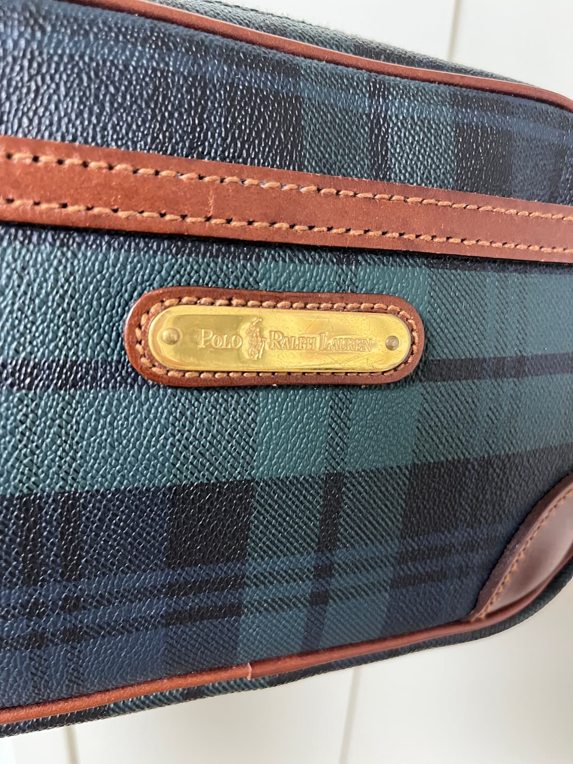 폴로 랄프로렌 체크 크로스백 상품이미지4