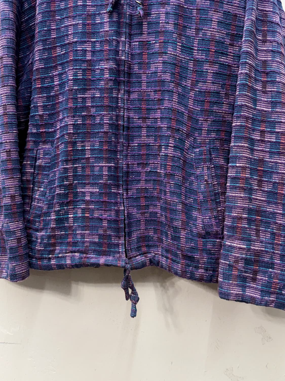 ARTESANIA Woven Cotton Zip-Up Hoodie 상품이미지3