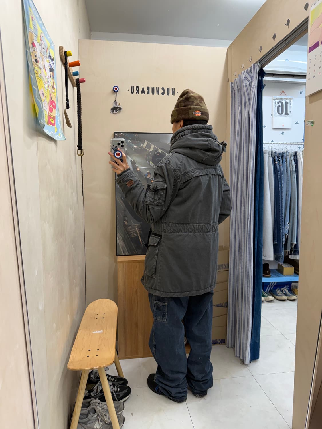 KHUJO washed military multipocket jacket 상품이미지8