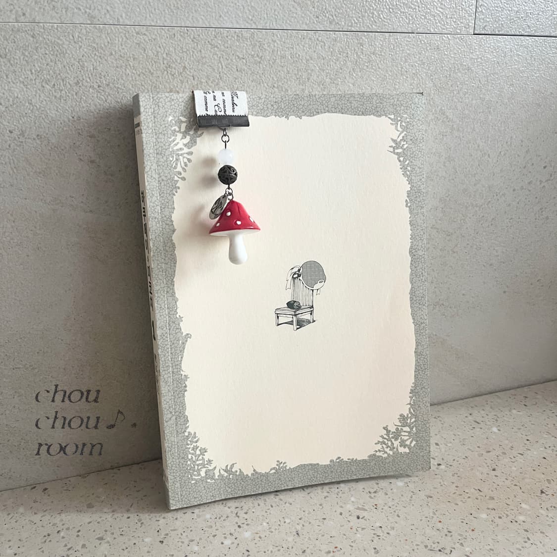 리본 펜던트 책갈피 ⊰cute mushroom⊱ bookmark 상품이미지1