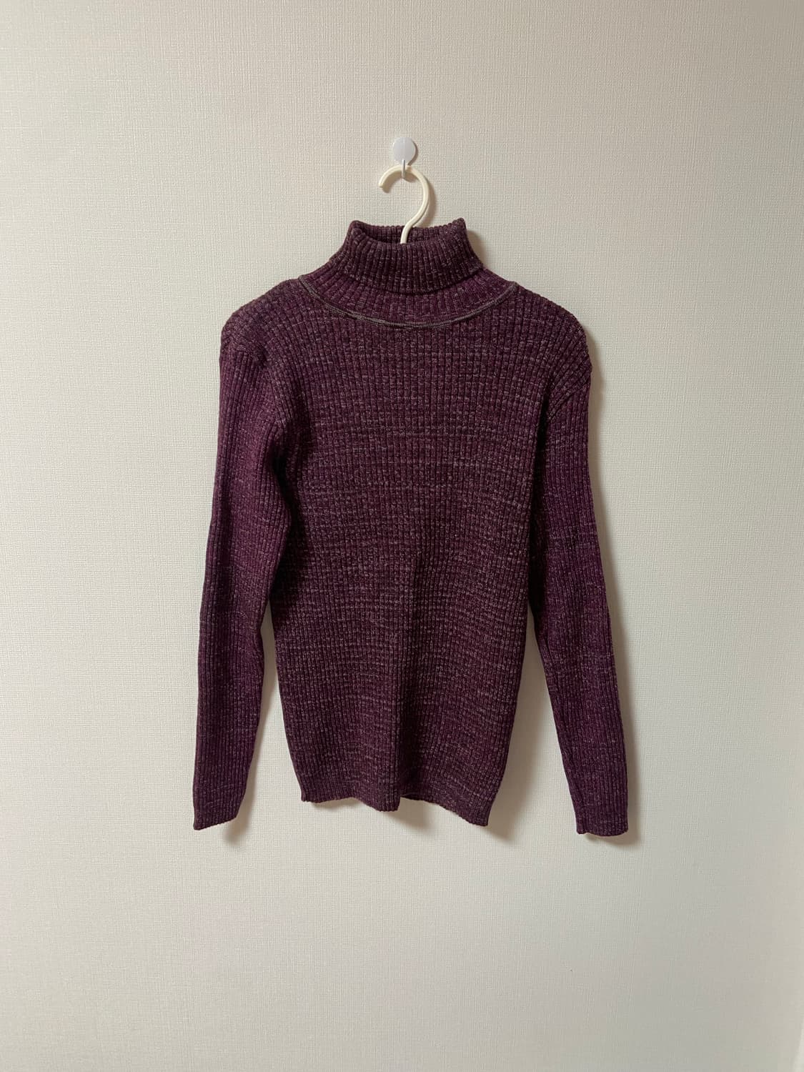 일본 빈티지 에스닉 모리걸 목폴라 니트 이너티 상품이미지1