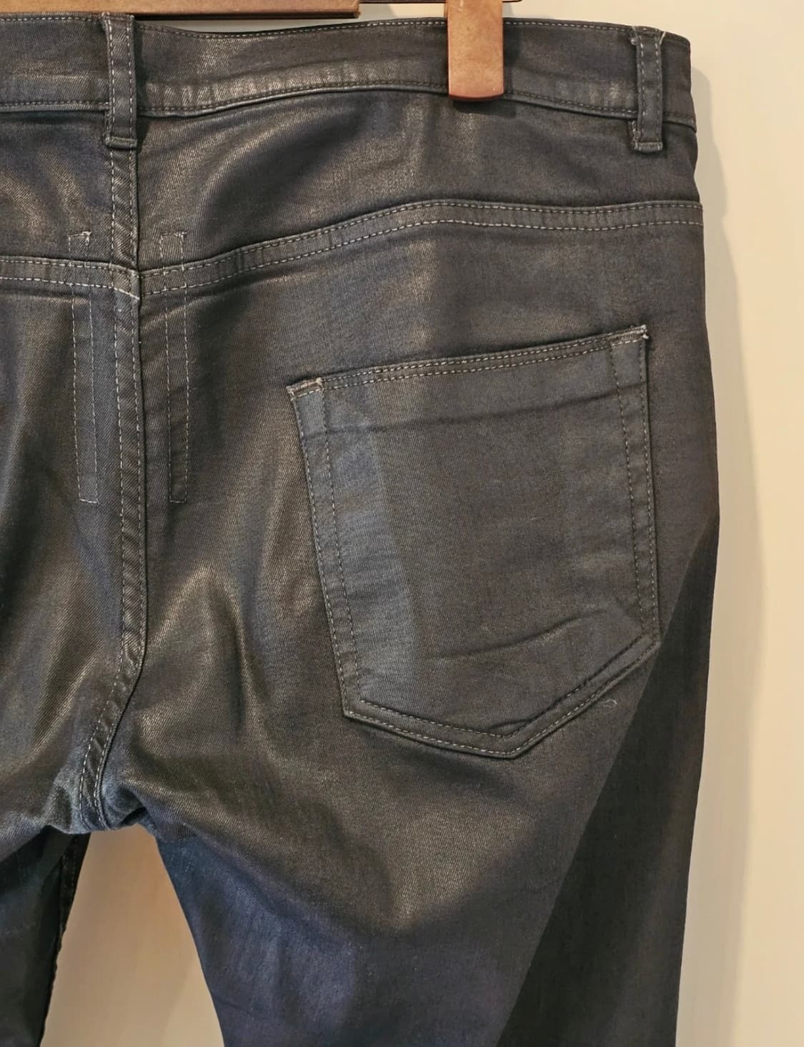 릭오웬스 다크쉐도우 디트로이트컷 코팅진 34 상품이미지4