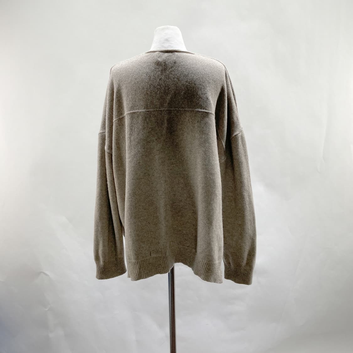 피그먼트 여성 울 롱 트임 루즈핏니트 F  상품이미지3