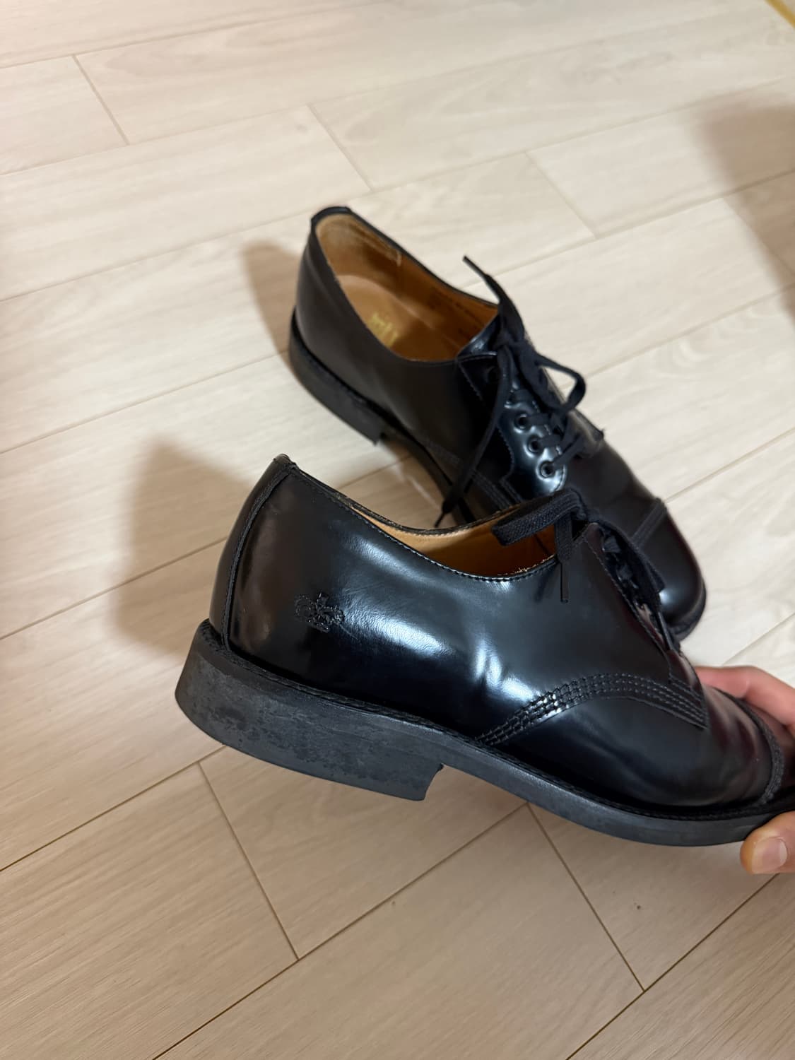 샌더스 밀리터리단화1128 255 uk6 캡토더비 코도반 상품이미지4